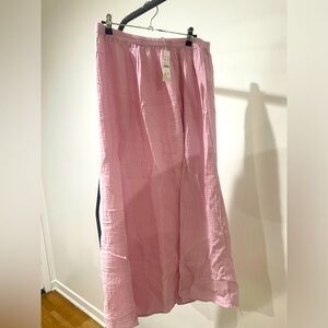 J. Crew Gauze Side Slit Maxi Skirt